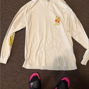 Kids Cream Long Sleeve Shirt